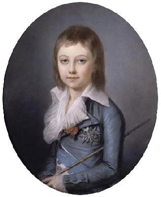 unknow artist Portrait of Dauphin Louis Charles of France oil painting image